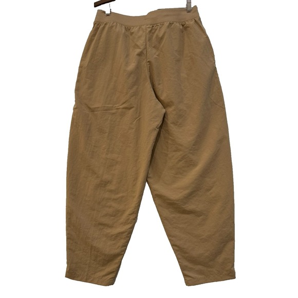 Nike Sportswear Essential Loose Fit High Rise Nylon Sherpa Trim Pants Sz Medium - Picture 5 of 8